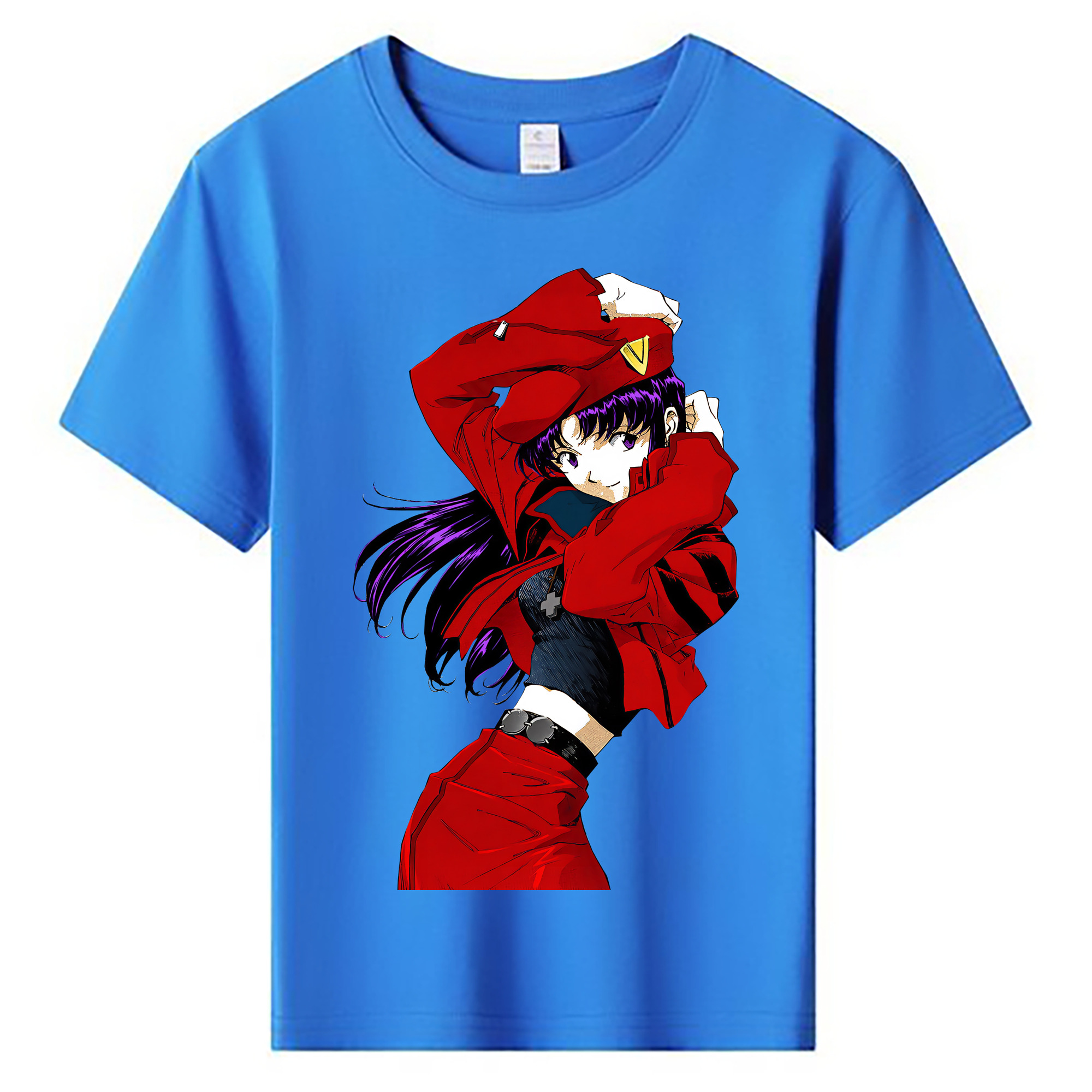 （画像用） EVA 新世紀エヴァンゲリオン 綿100％キッズTシャツ（フロントプリント）